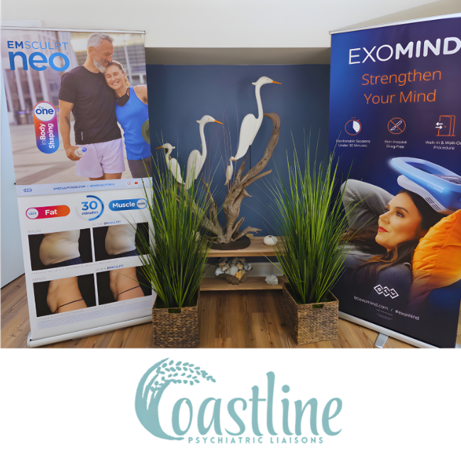 Coastline Psychiatric Liaisons A New Conversation Around Mental Wellness Is Taking Shape in Myrtle Beach EXOMIND® / EMSCULPT NEO®